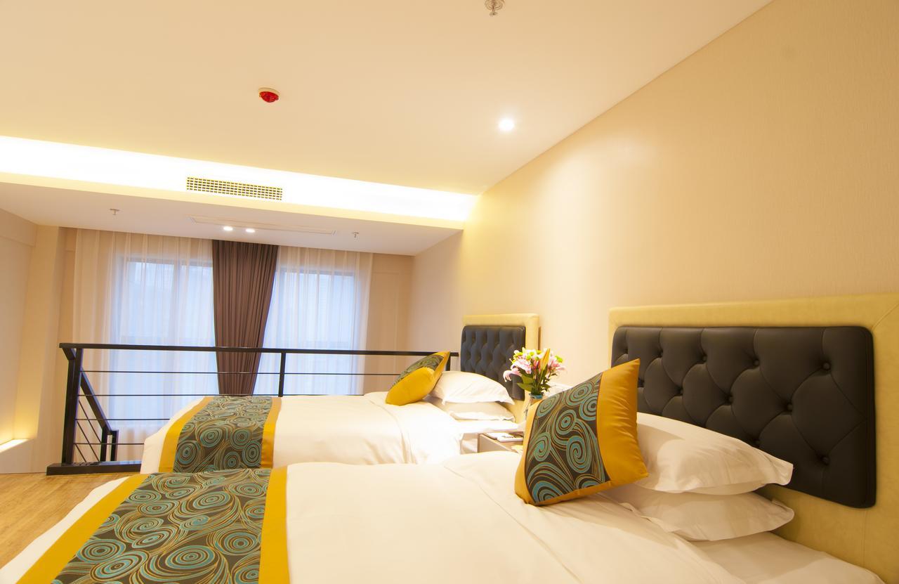 Home Plus Suite Hotel And Apartment Wuhan Exteriör bild