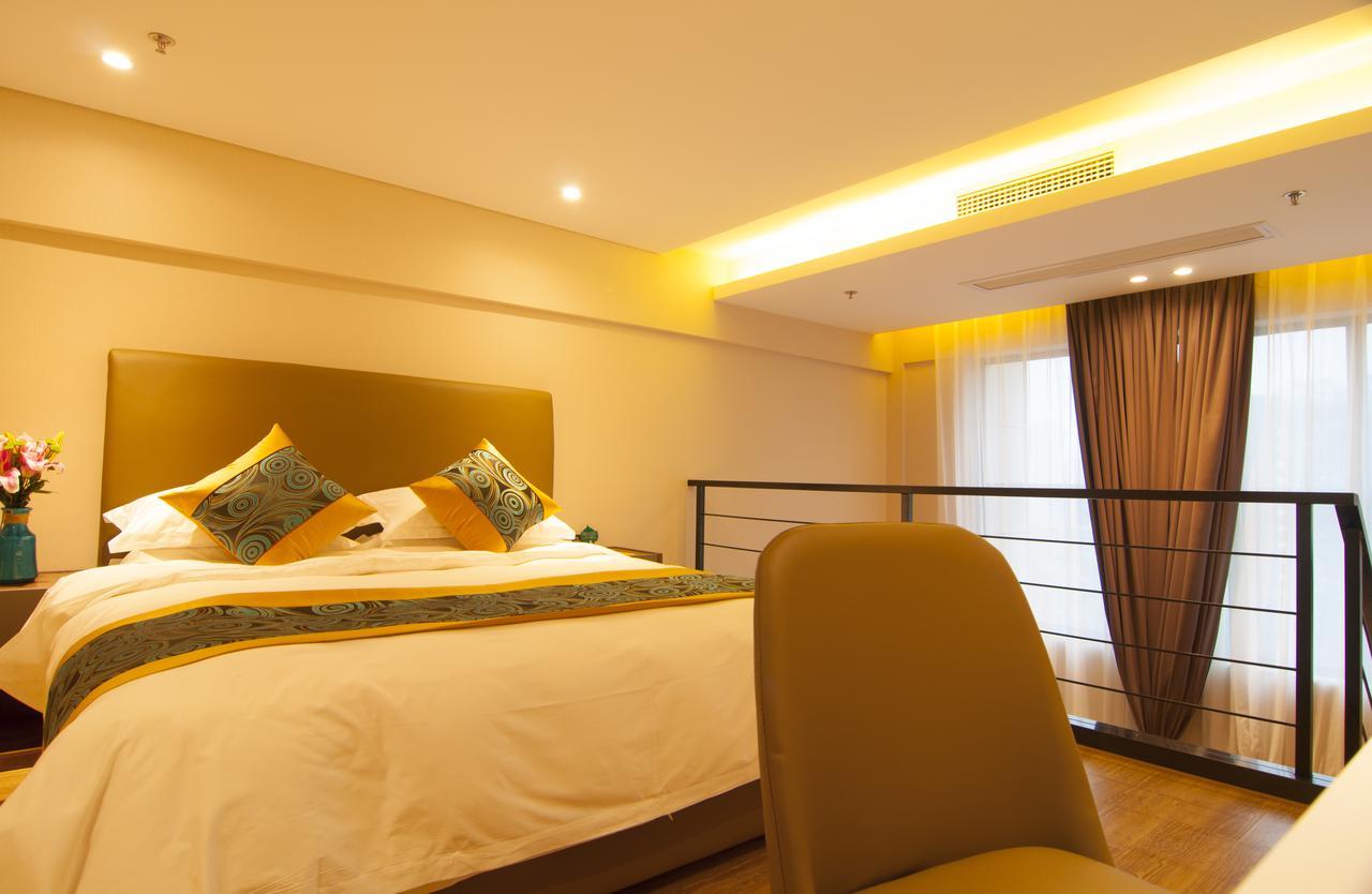 Home Plus Suite Hotel And Apartment Wuhan Exteriör bild